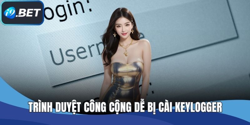 Trình duyệt công cộng dễ bị cài keylogger